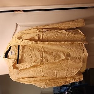 American  Eagle Vintage Slim Fit Yellow button up